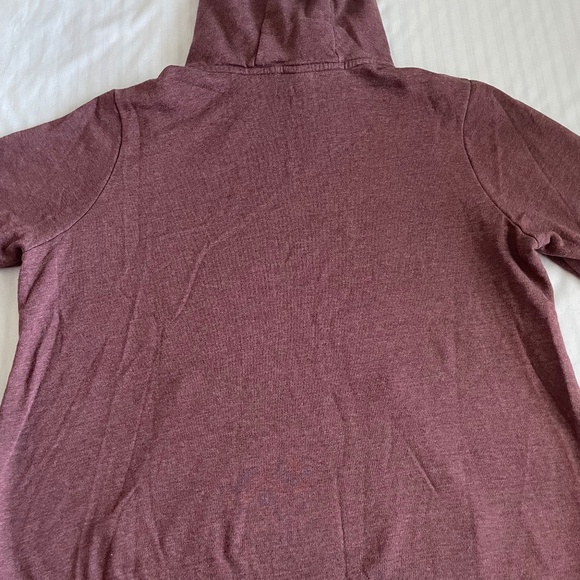 Nike Women’s Sweater Hoodie Funnel Neck Hoodie Sweatshirt Size 1X Burgundy - Picture 8 of 10
